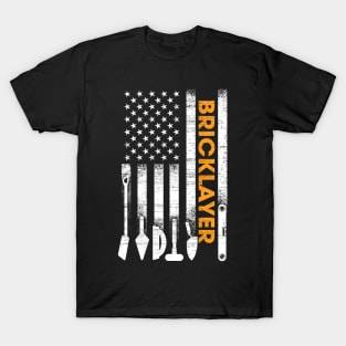 Bricklayer American Flag T-Shirt